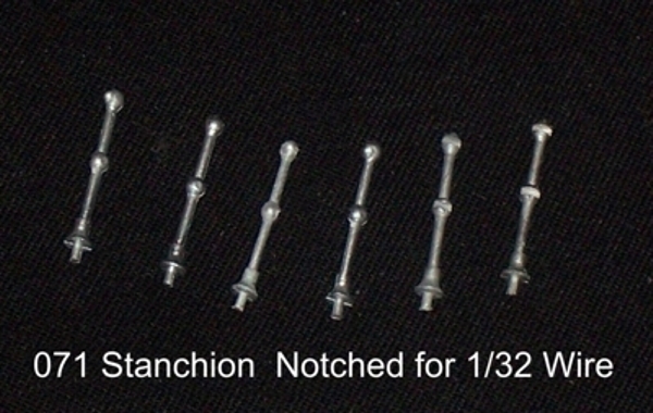 Stanchion  \"O\" Scale